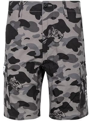 A BATHING APE® Ursus military shorts - Grey