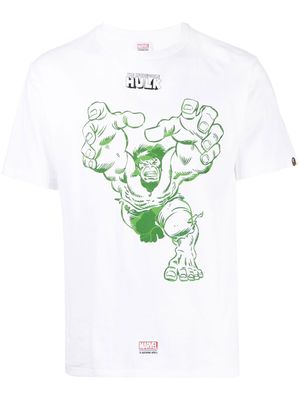 A BATHING APE® x Marvel Hulk-print T-shirt - Black