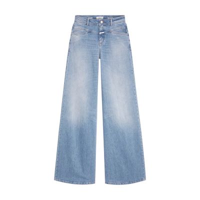 A Better Blue Flared-X Jeans