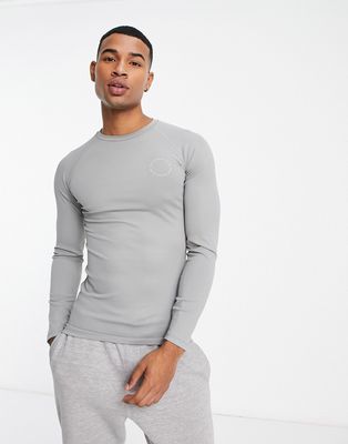 A Better Life Exists Active compression top in gray