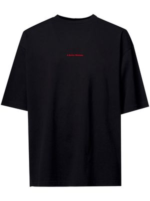 A BETTER MISTAKE Broken Glass-print cotton T-shirt - Black