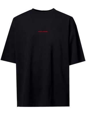 A BETTER MISTAKE Broken Glass-print T-shirt - Black