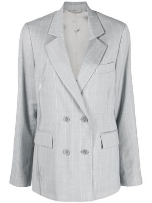 A BETTER MISTAKE double-breasted blazer - Grey
