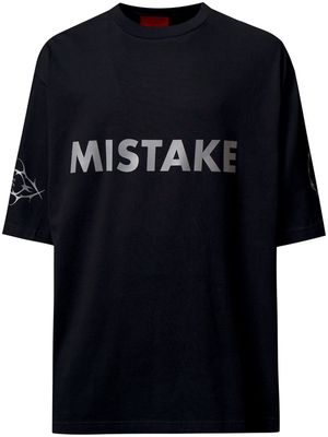 A BETTER MISTAKE Electronic Beats X ABM organic cotton T-shirt - Black