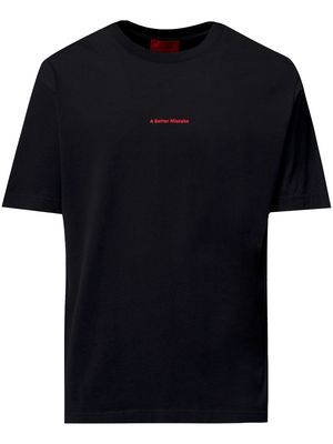 A BETTER MISTAKE Essential crew-neck T-shirt - Black