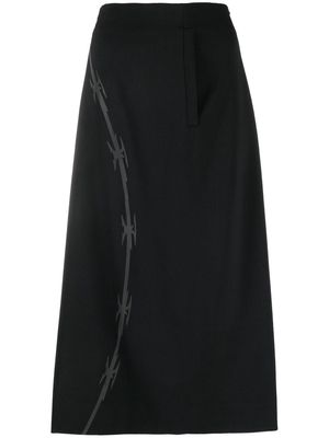 A BETTER MISTAKE high-waisted skirt - Black