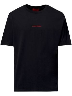 A BETTER MISTAKE logo-print organic-cotton T-shirt - 99