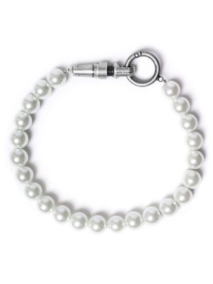 A BETTER MISTAKE modular glass-pearl necklace - Silver