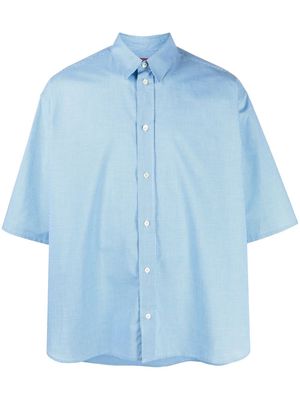 A BETTER MISTAKE plaid-check print shirt - Blue