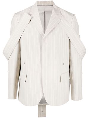 A BETTER MISTAKE single-breasted tailored blazer - Neutrals