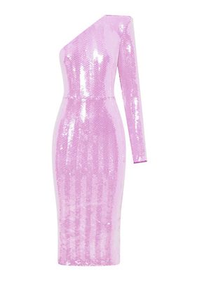 A Change Of Heart Sequined Midi-Dress