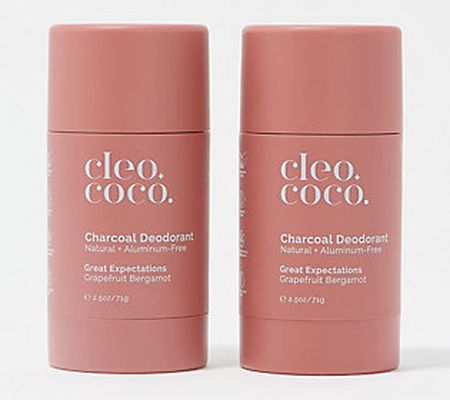 A-D Cleo & Coco Charcoal Deodorant Duo Auto-Delivery