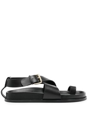 A.EMERY Dula buckle-fastening leather sandals - Black