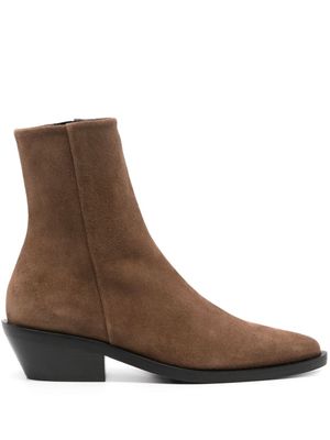 A.EMERY Hudson 45mm suede boots - Brown