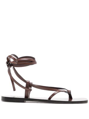 A.EMERY Nolan leather sandals - Brown