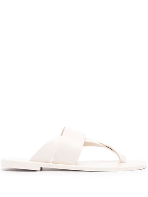 A.EMERY open-toe 15mm leather sandals - CREAM