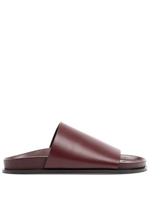 A.EMERY open-toe leather sandals - Brown