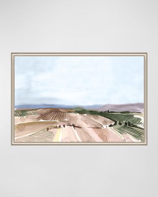 A Field in the Spring Framed Giclee by Guseul Park