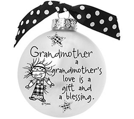 A Grandmother's Love Glass Ornament Inspired by Marci