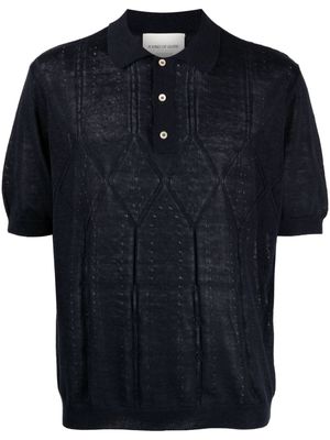 A Kind of Guise Ferrini knitted polo shirt - Blue