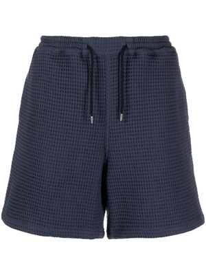 A Kind of Guise Volta textured cotton deck shorts - Blue