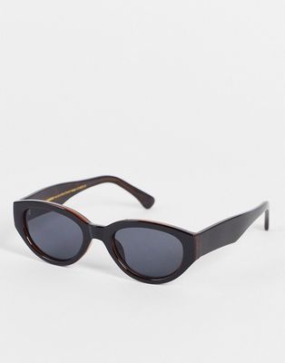 A.Kjaerbede Winnie round sunglasses in black