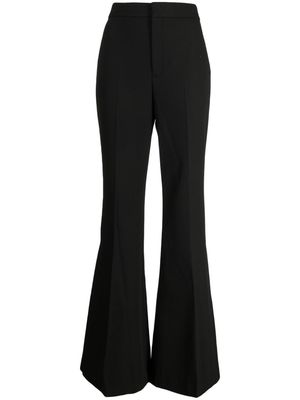 A.L.C. Anders pressed-crease flared trousers - Black
