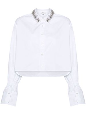 A.L.C. crystal-embellished shirt - White