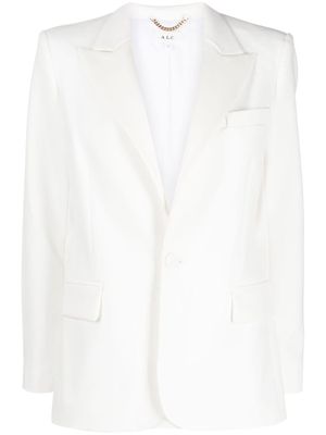 A.L.C. Davin II single-breasted blazer - White