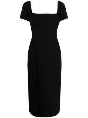 A.L.C. Elvie cady-texture midi dress - Black