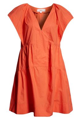 A. L.C. Haley Cotton Sundress in Spiced Coral