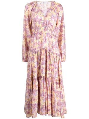 A.L.C. Iman floral-print ruffled dress - Multicolour