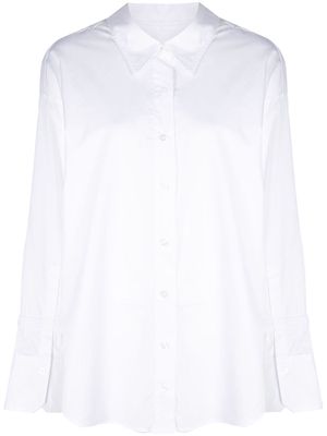 A.L.C. Monic ruched-sleeve shirt - White