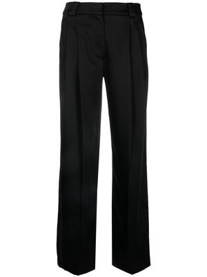 A.L.C. pleated satin trousers - Black