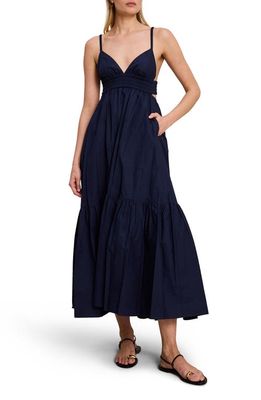 A. L.C. Rhodes Cutout Cotton Sundress in Nightshade