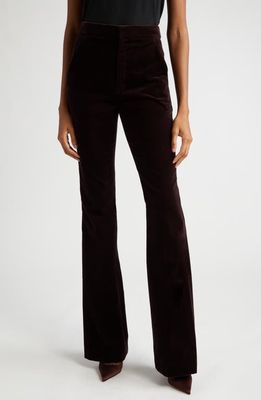 A. L.C. Sophie II Flare Pants in Chocolate Plum