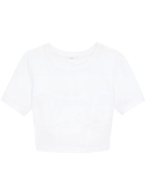 A.L.C. Wren round-neck cropped T-shirt - White