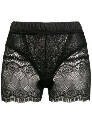 À La Garçonne lace elasticated panties - Black