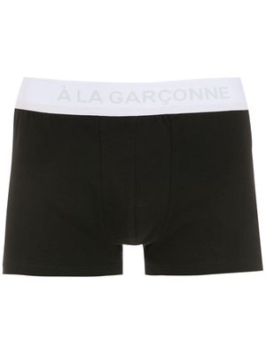 À La Garçonne logo-waistband boxers - Black