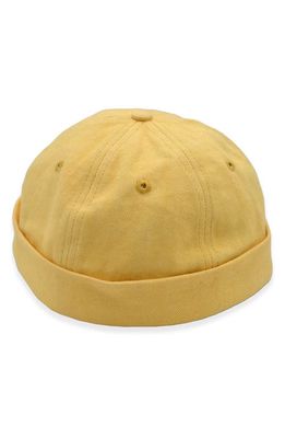 A Life Well Dressed Adjustable Beanie Cap in Mustard