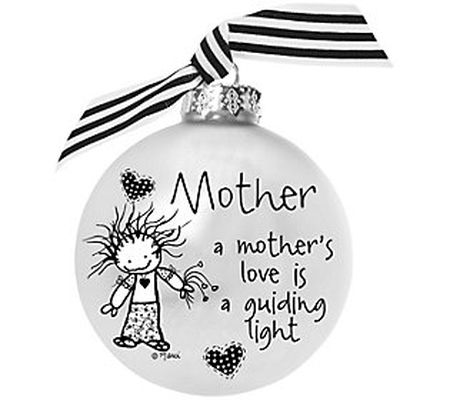A Mother's Love Glass Ornament Inspired by Ma rci