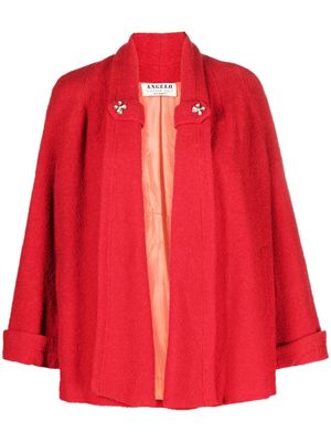 A.N.G.E.L.O. Vintage Cult 1950s brooch-detail bouclé jacket - Red
