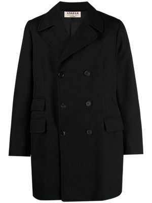 A.N.G.E.L.O. Vintage Cult 1970 double-breasted wool coat - Black