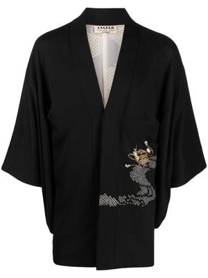 A.N.G.E.L.O. Vintage Cult 1970s silk kimono jacket - Black