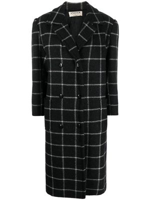 A.N.G.E.L.O. Vintage Cult 1980s checkered double-breasted coat - Black
