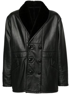 A.N.G.E.L.O. Vintage Cult 1980s double-breasted coat - Black