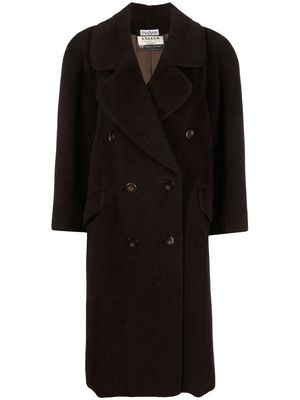 A.N.G.E.L.O. Vintage Cult 1980s double-breasted long coat - Brown