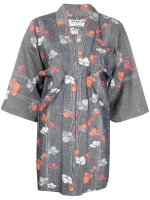 A.N.G.E.L.O. Vintage Cult 1990s floral-print kimono - Grey