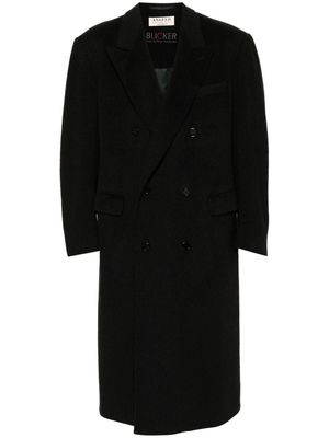 A.N.G.E.L.O. Vintage Cult 1990s peak lapels double-breasted cashmere coat - Black