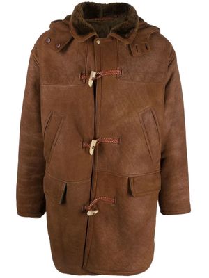 A.N.G.E.L.O. Vintage Cult 1990s shearling-lined duffle coat - Brown